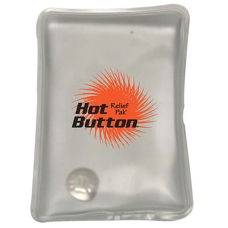 Fabrication Enterprises Fabrication Enterprises 11-1025 Relief Pak Hot Button Reusable Instant Hot Compress; Small - 3.5 x 5.5 in. 11-1025